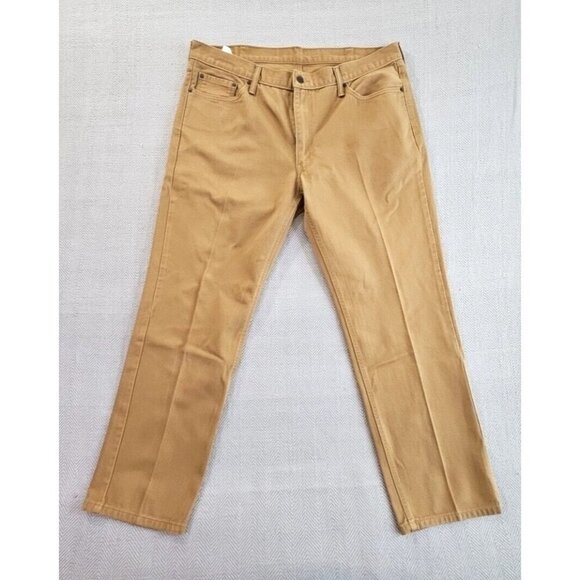 Levi's 541 Jeans Men's 40x32 Straight Tan White Tab Denimcore Workwear ECU - Picture 1 of 11
